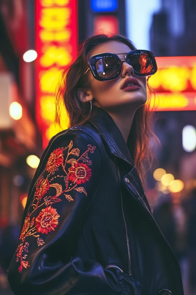 Leather and Embroidery for Statement Jackets - photo 8