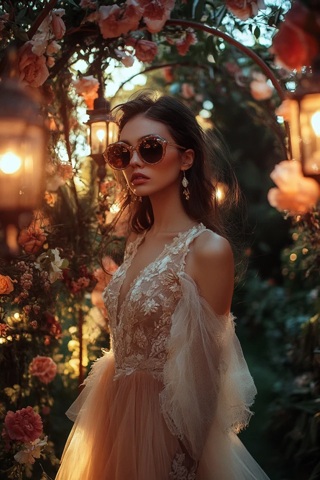 Tulle and Lace in Dreamy Evening Looks - photo 8