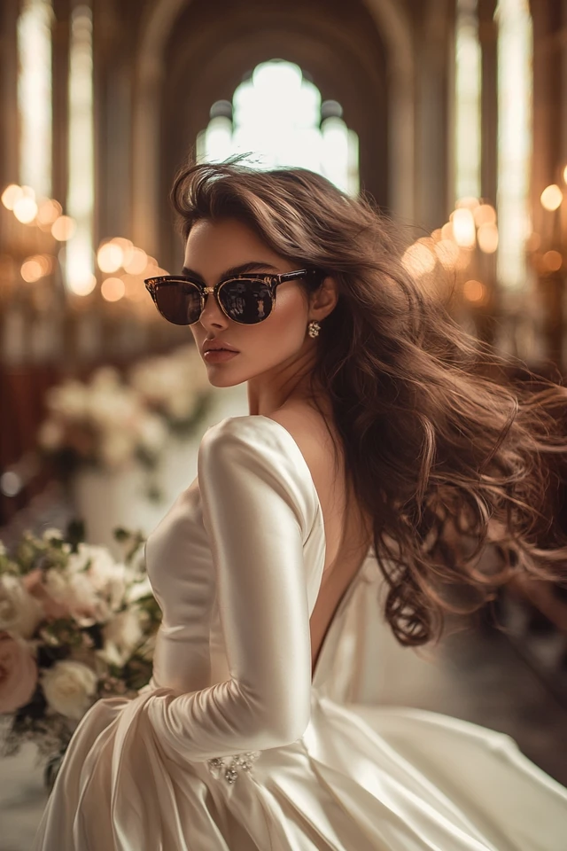 Satin and Velvet Together for Luxe Bridal Gowns - photo 8