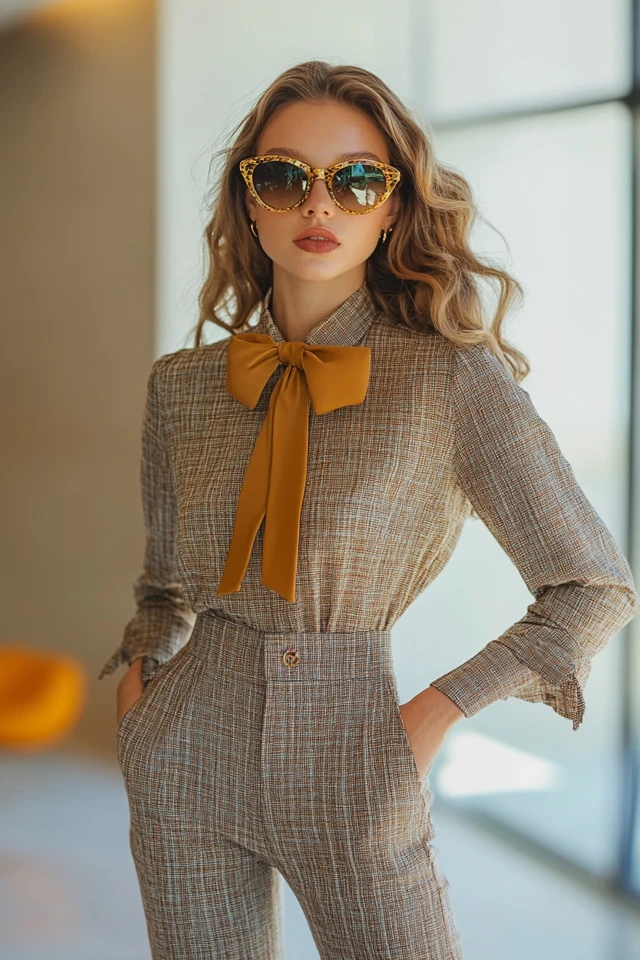 Tweed and Silk for Polished Work Blouses - photo 8