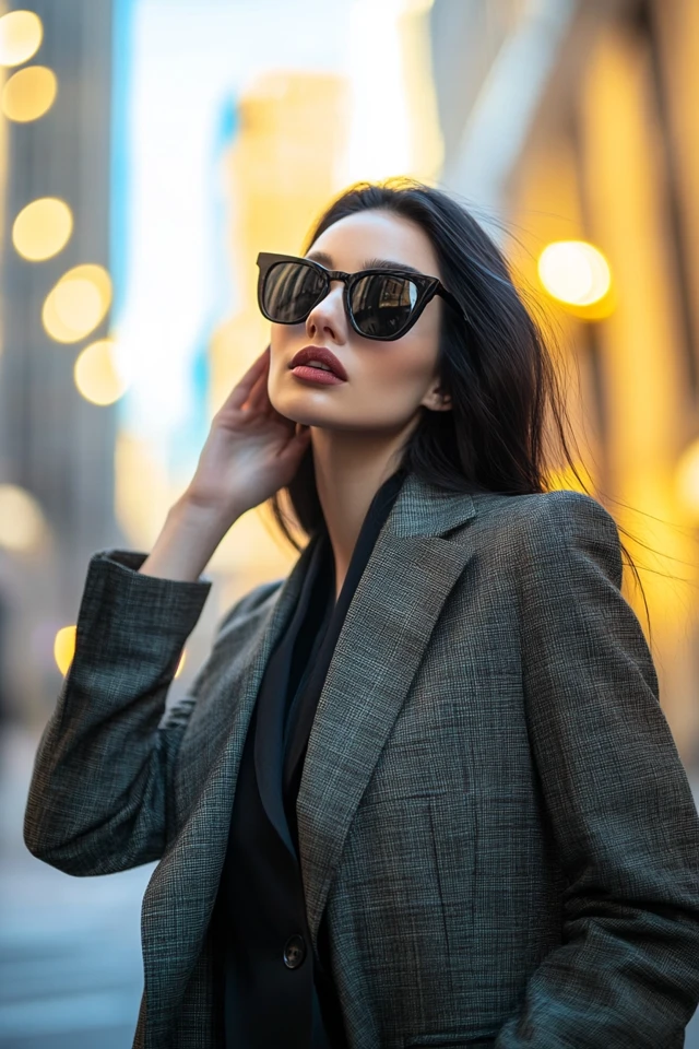Warm Wool Blazers for Polished Fall Outfits - photo 8