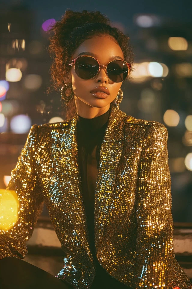 Sparkly Sequin Blazers for Winter Party Vibes - photo 8