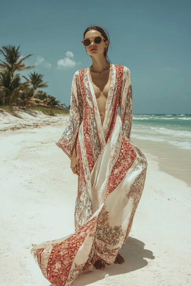Wide-Sleeve Kaftans for Resort Luxe - photo 8