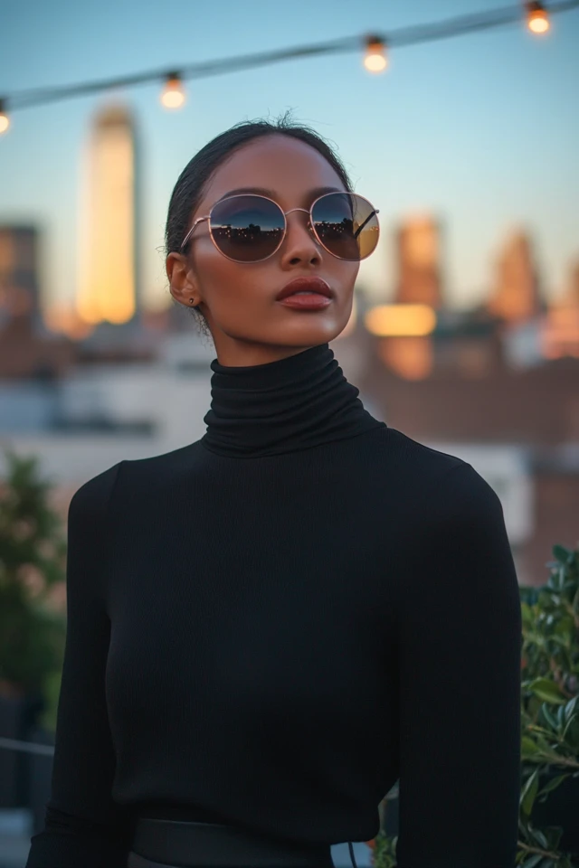 Sculpted Cowl Necklines for Dramatic Tops