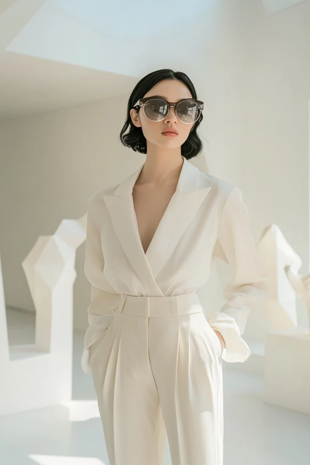 Tapered Crop Pants for Clean, Modern Lines