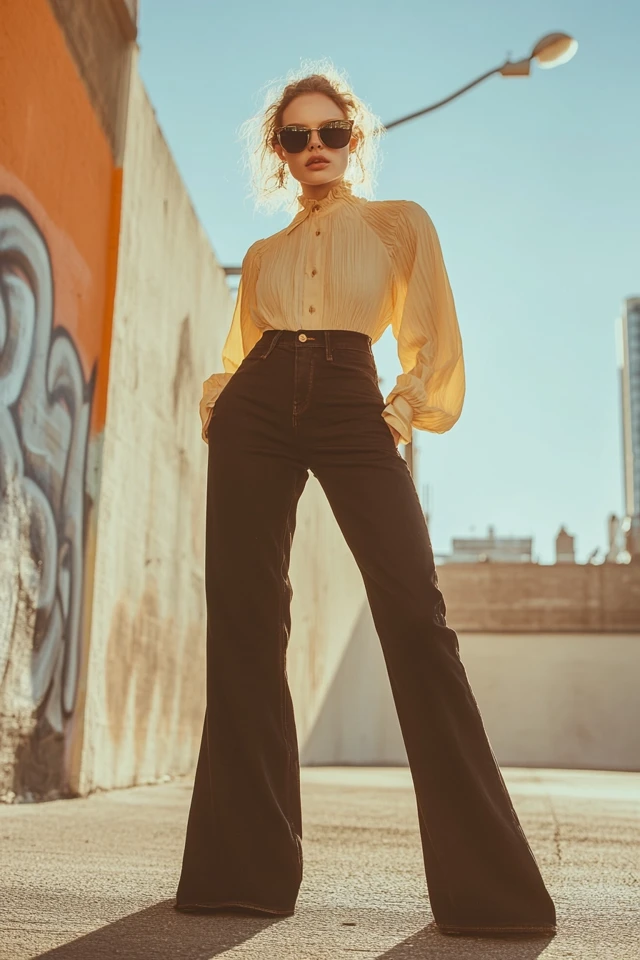 Straight-Leg Jeans with Sculptural Seams - photo 8