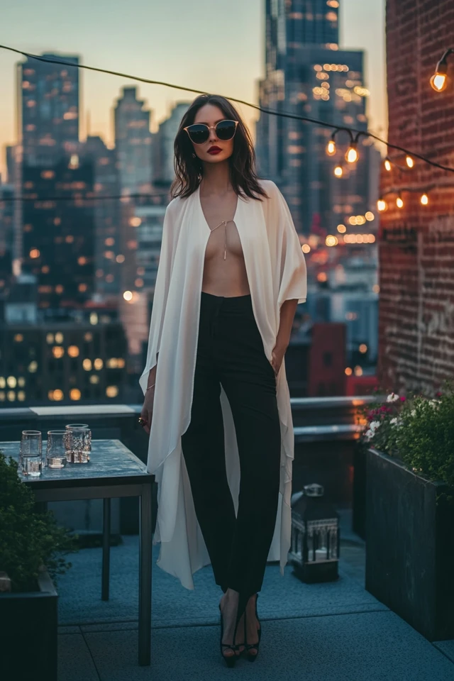 Asymmetrical Cape Blouses for Bold Style - photo 8