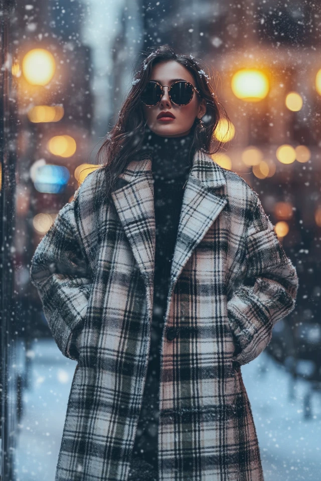 Oversized Plaid Coats for Winter Classics - photo 8