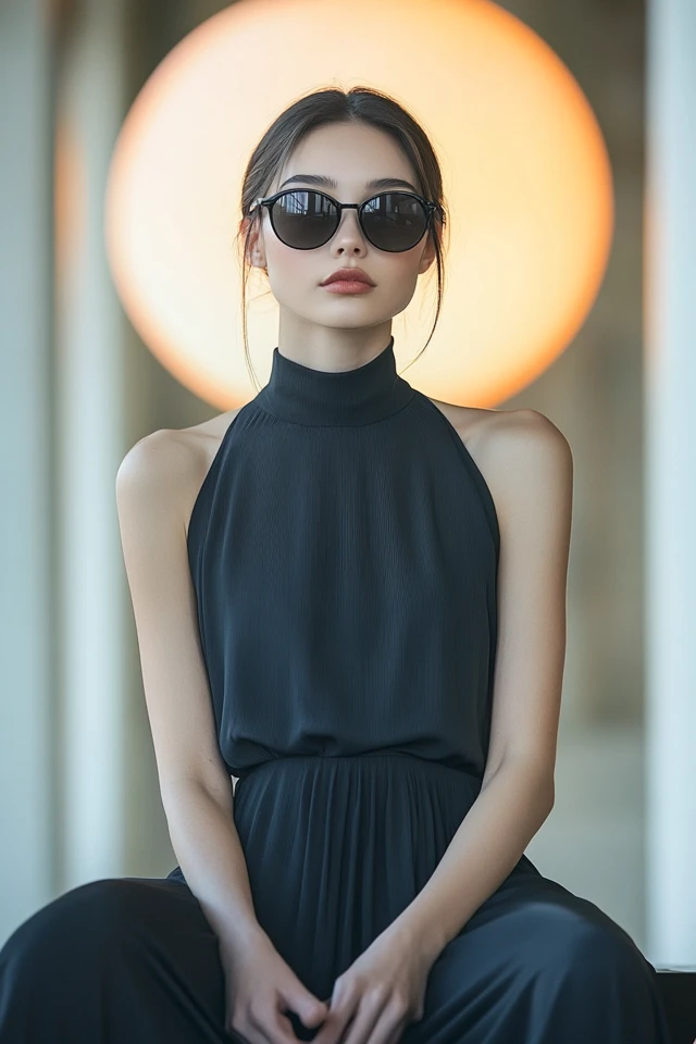 High-Neck Maxi Dresses for Modern Modesty - photo 8