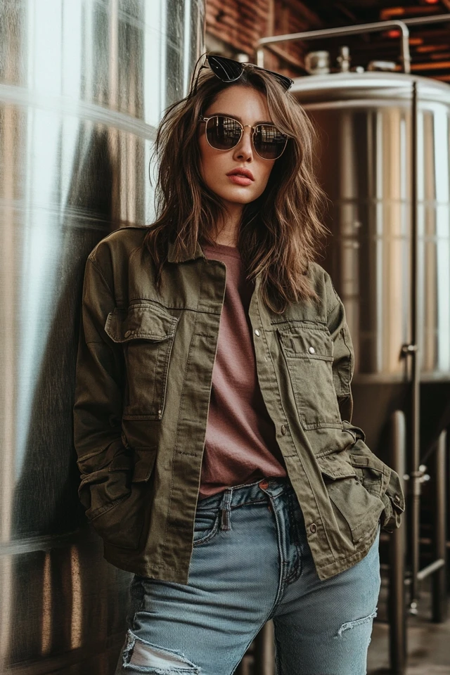 Edgy Brewery Tour Styles with Utility Jackets: Functional Fashion for Casual Outings - photo 8