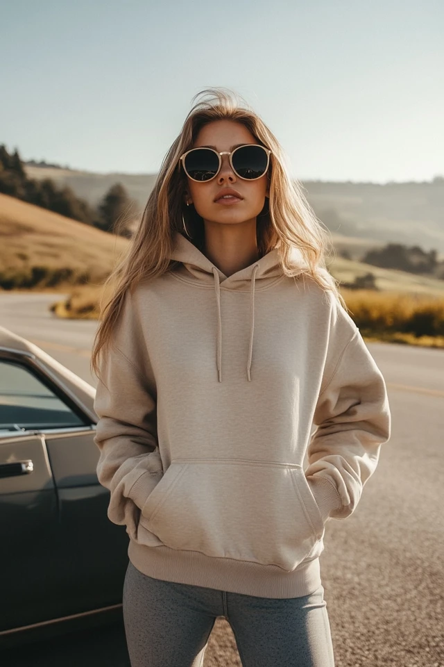 Comfy Road Trip Attire with Relaxed Hoodies: Effortless Style for Adventures on the Road - photo 8