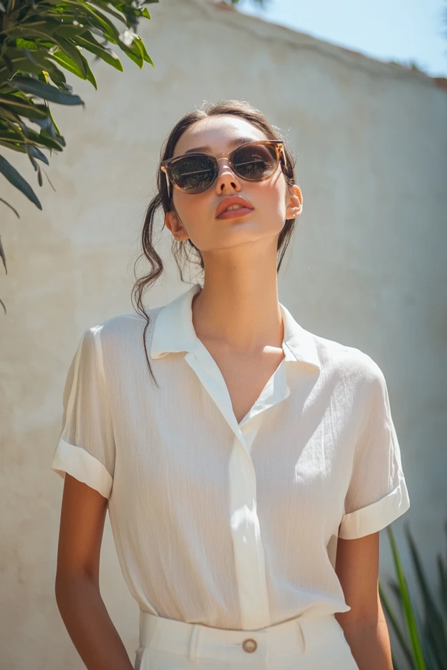 Short-Sleeve Button-Ups for Springtime Sunshine: A Breezy and Stylish Wardrobe Must-Have - photo 8