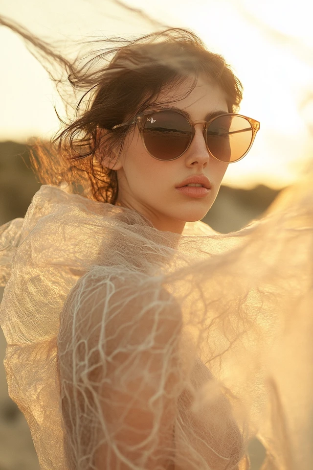 Romantic Walk Along the Beach Looks with Sheer Cover-Ups: Effortless Elegance for Coastal Moments - photo 4