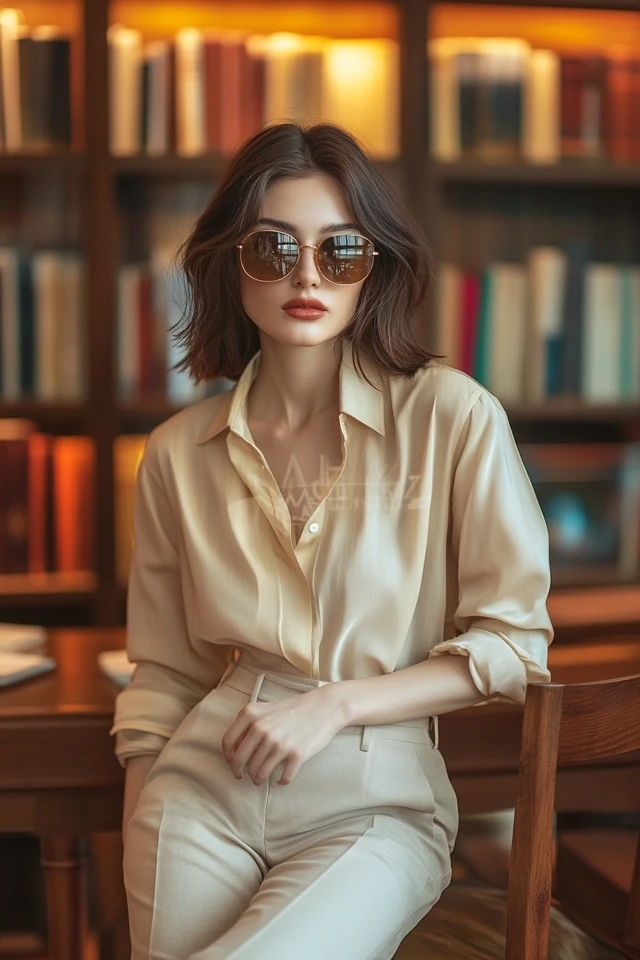 Minimalist Study Group Outfits with Tailored Pants: Effortless Sophistication for Academic Focus