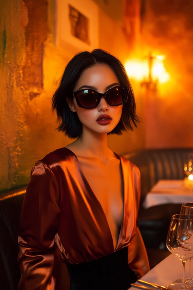 Effortless Wine and Dine Evening Looks with Satin Tops: Sophistication Made Simple - photo 8