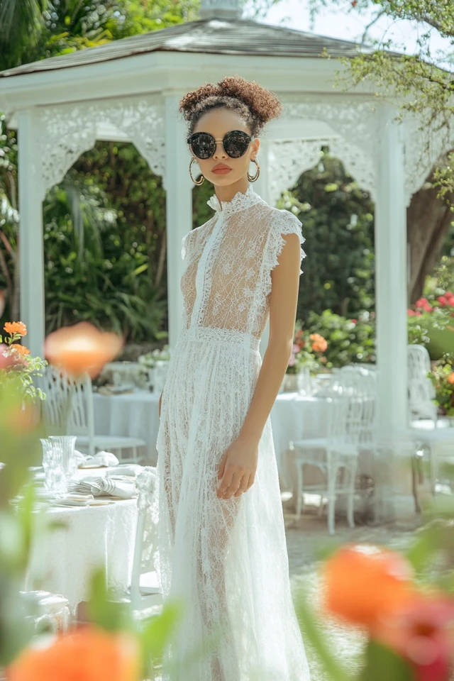 Sophisticated Bridal Shower Dresses with Lace Accents: Timeless Elegance for Celebrating the Bride - photo 8