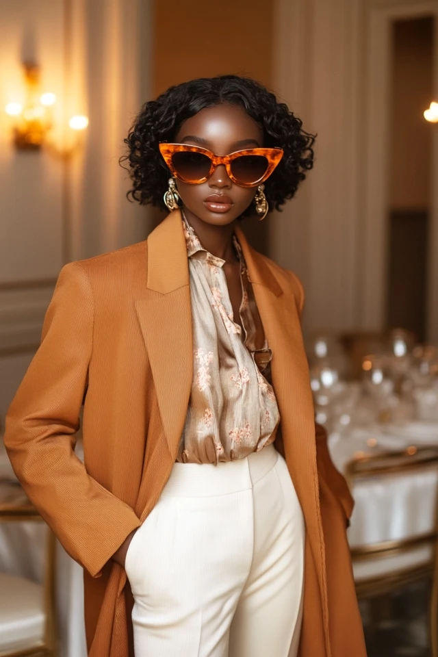 Sophisticated Family Dinner Attire with Polished Coats: Elegance Meets Comfort for Memorable Gatherings - photo 8