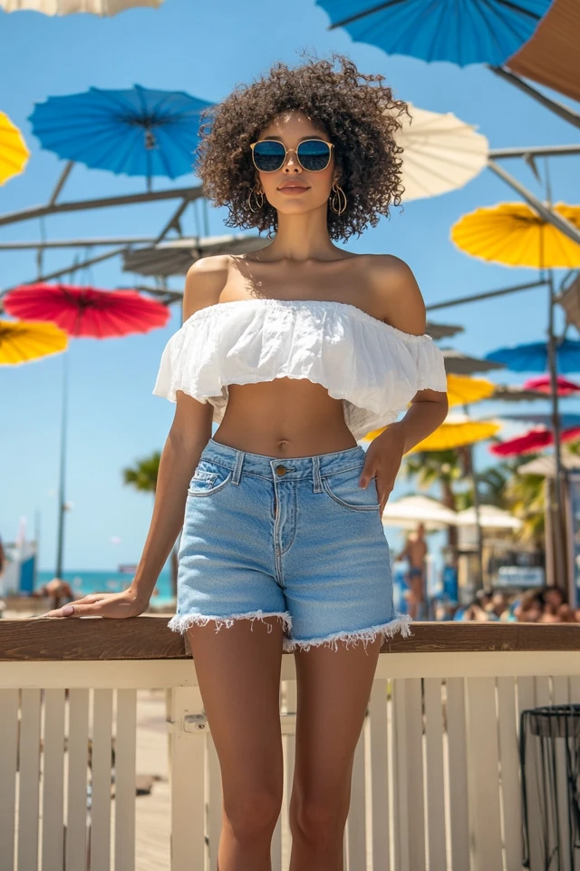 Comfortable Denim Shorts for Summer Wear - photo 8