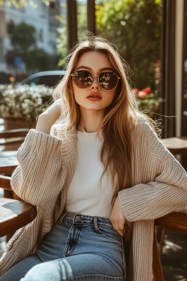 High-Waisted Denim for Flattering Everyday Wear