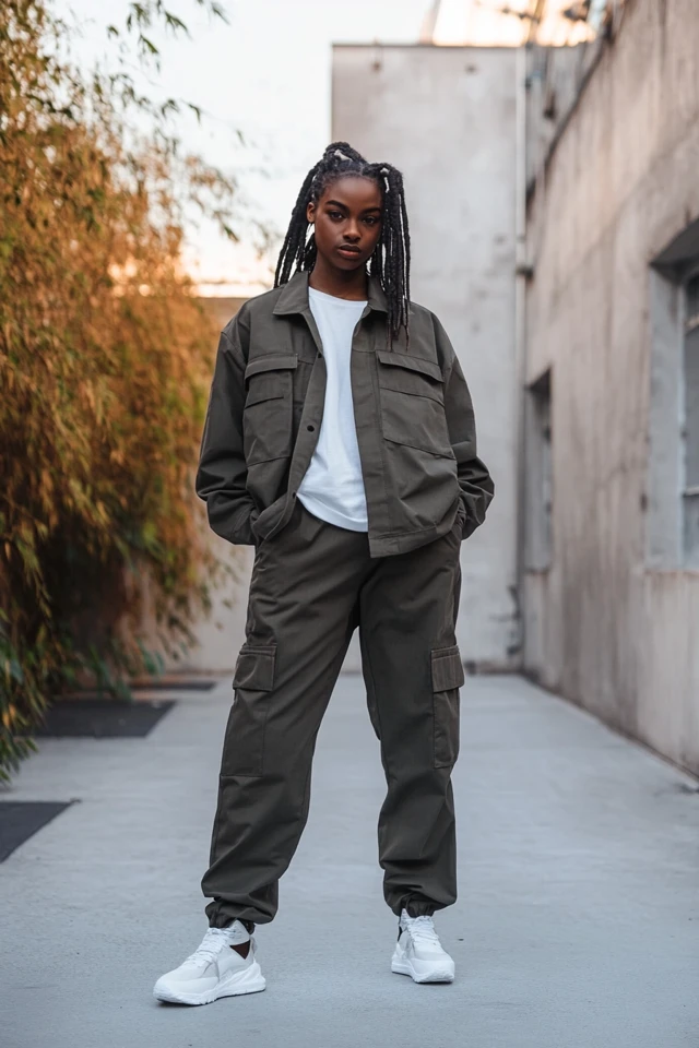 Slim Cargo Pants for Modern Utility Style