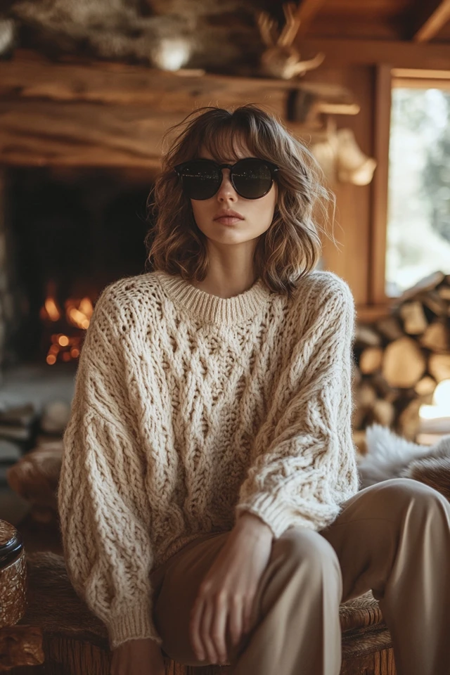 Chunky Knit Sweaters for Winter Wardrobes