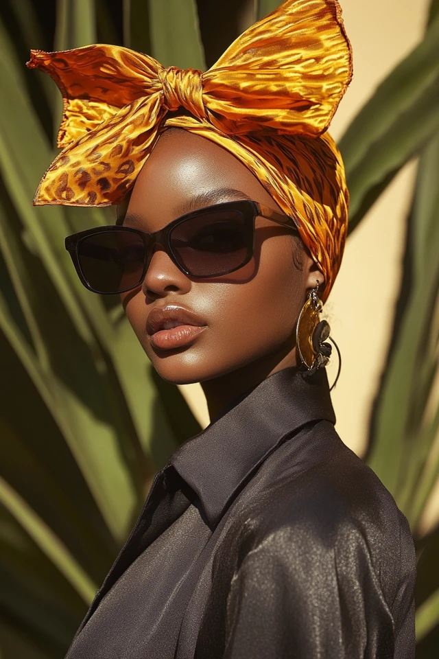 The Trendiest Hair Scarves and How to Tie Them - photo 8