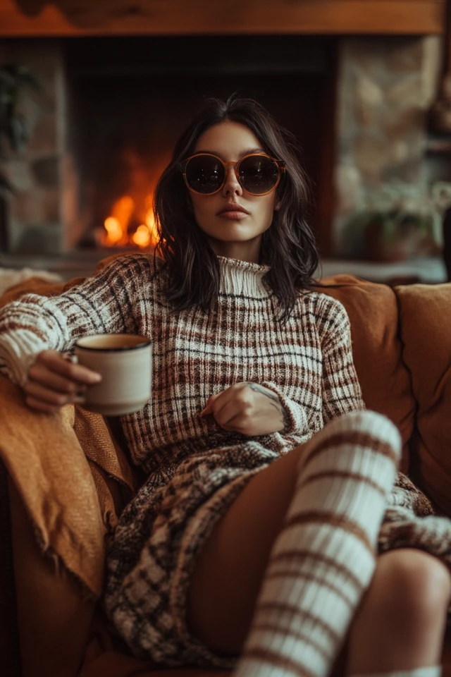 Cozy Knit Socks for Extra Warmth Indoors