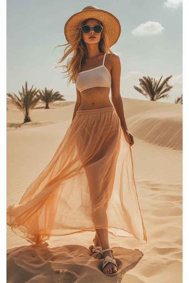 Sheer Maxi Skirts for Hot and Dry Days - photo 8