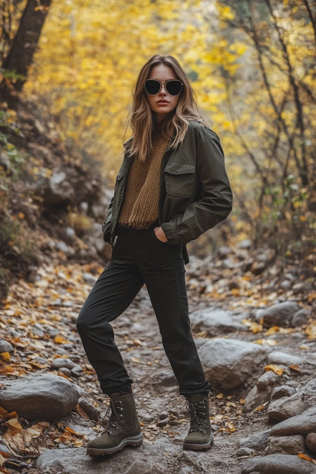 Durable Ankle Boots for Muddy Fall Trails