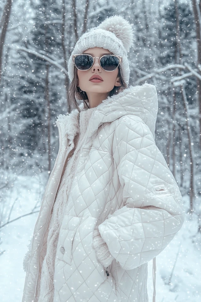Warm Quilted Coats for Snowy Winter Strolls - photo 8