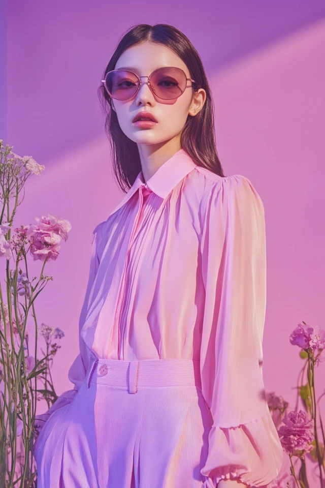 Periwinkle and Soft Pink in Feminine Blouses - photo 8
