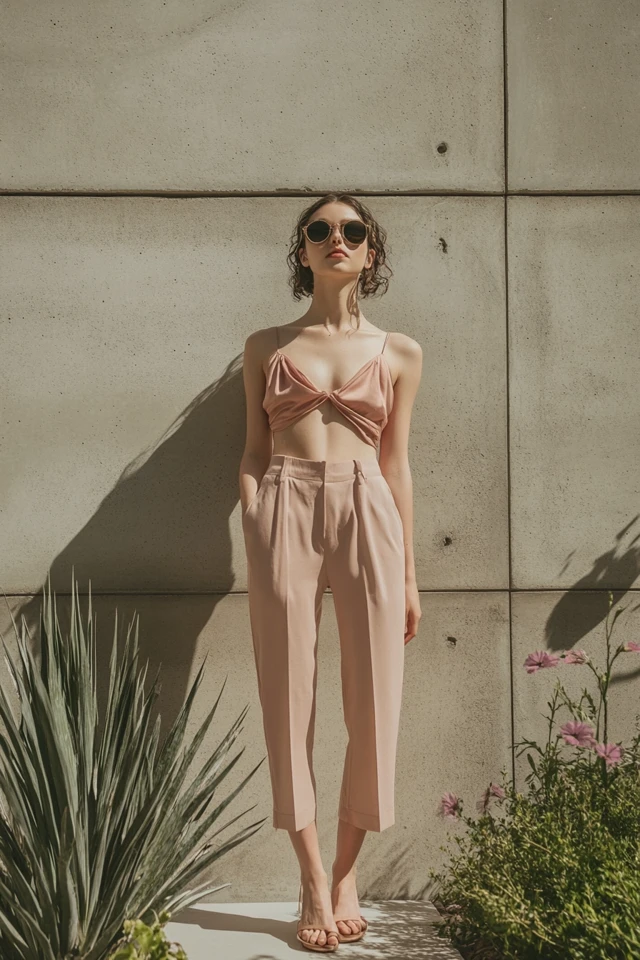 Dusty Rose and Cool Slate in Romantic Tops - photo 8