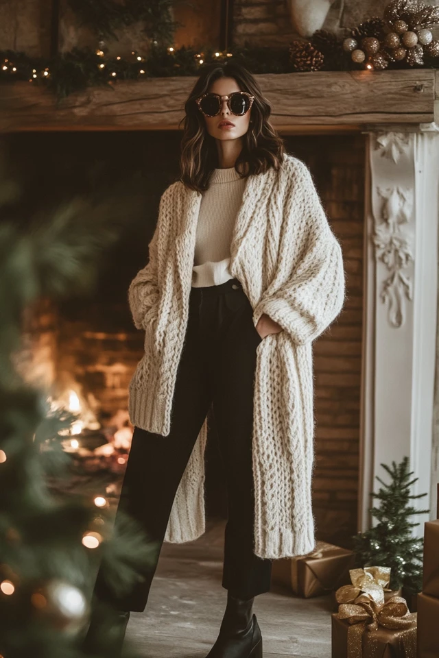 Cozy Knitwear for Christmas Eve Gatherings