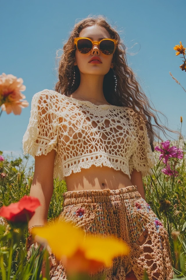 Combining Cotton and Crochet for Bohemian Tops - photo 8