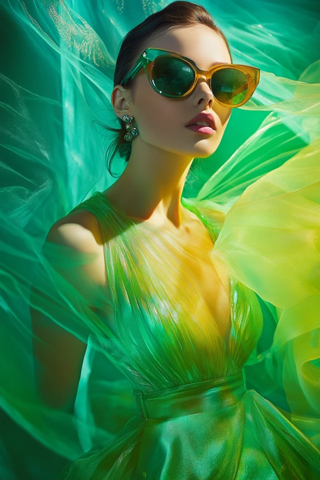 Satin and Sheer Panel Combinations for Unique Dresses - photo 8