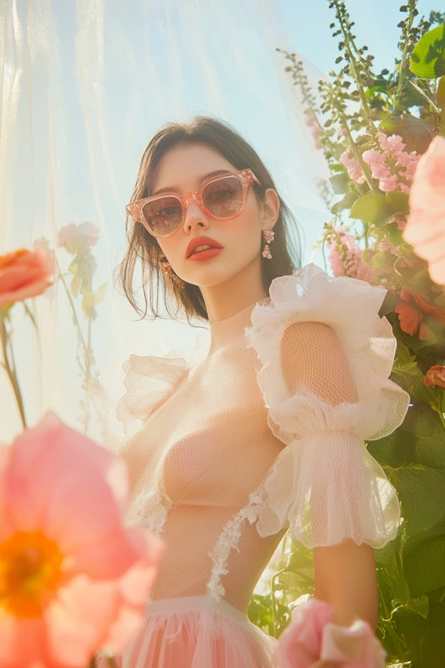Combining Sheer Mesh and Tulle for Ethereal Dresses - photo 4