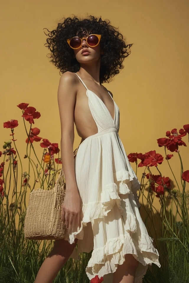 Asymmetrical Hemlines in Summer Dresses