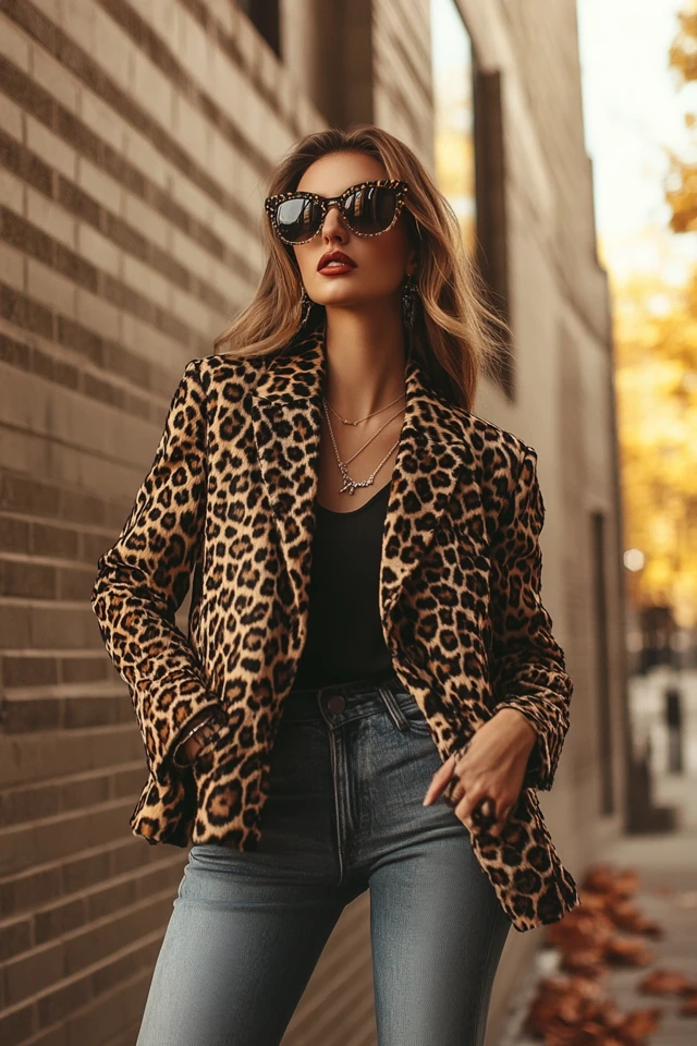Animal Print Jackets for Fall Boldness