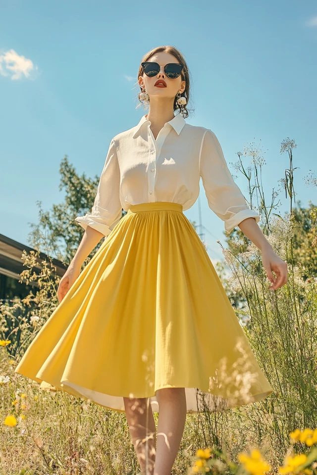 Circle Skirts for Swingy, Retro Style - photo 8