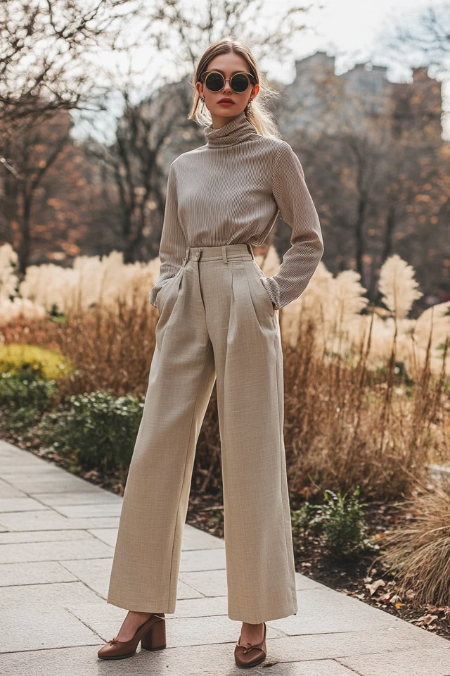 Wide-Leg Culottes for Vintage-Inspired Outfits - photo 8