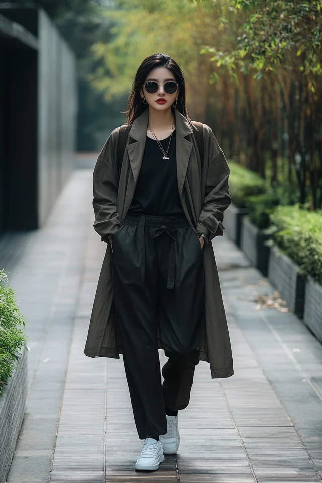 Minimalist Evening Walk Outfits with Simple Layers