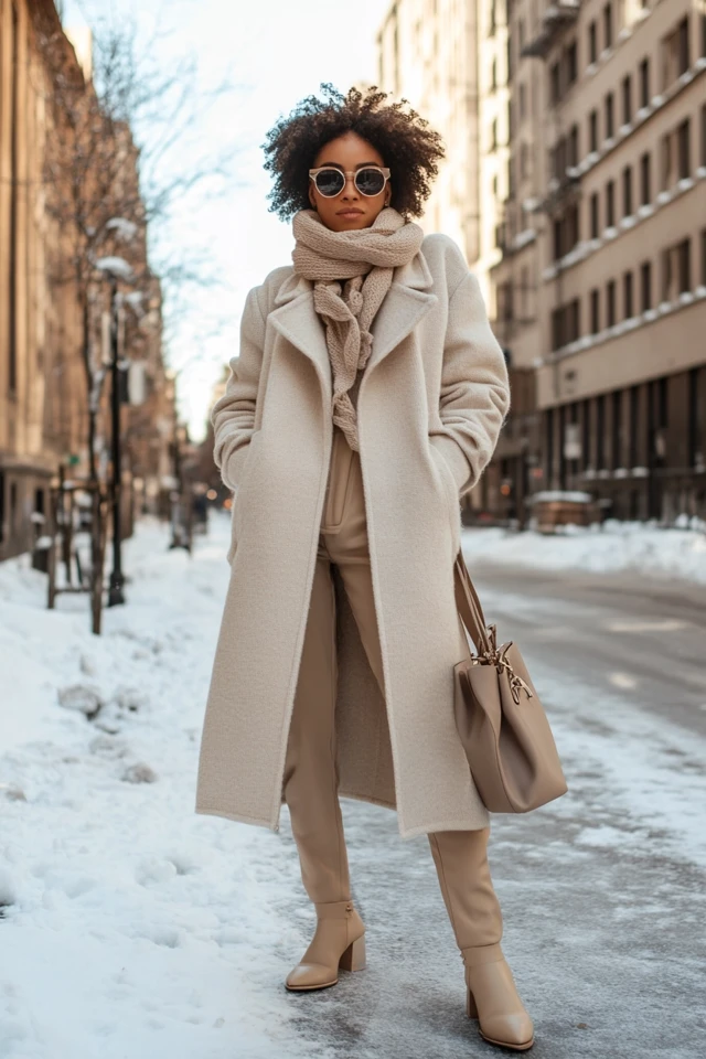 Neutral Oversized Coats for Winter Style - photo 8