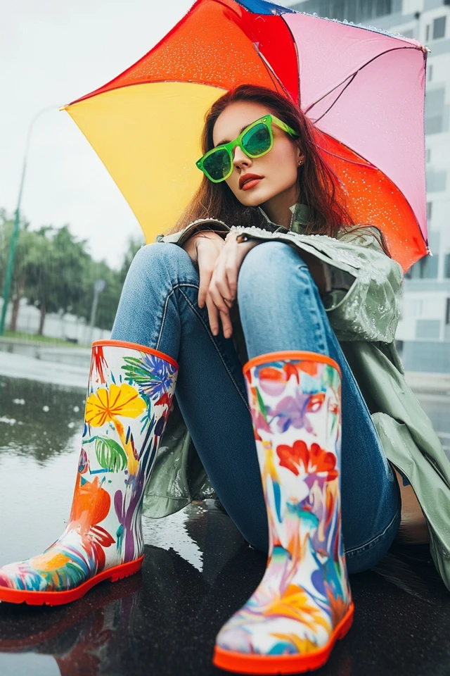 Rain Boots with Fun Prints for Puddle-Jumping Weather - photo 4