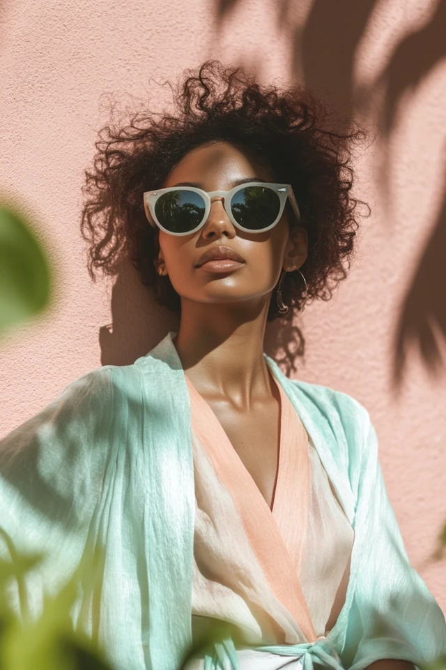 Aqua and Pale Coral Color Palettes for Breezy Tunics - photo 8