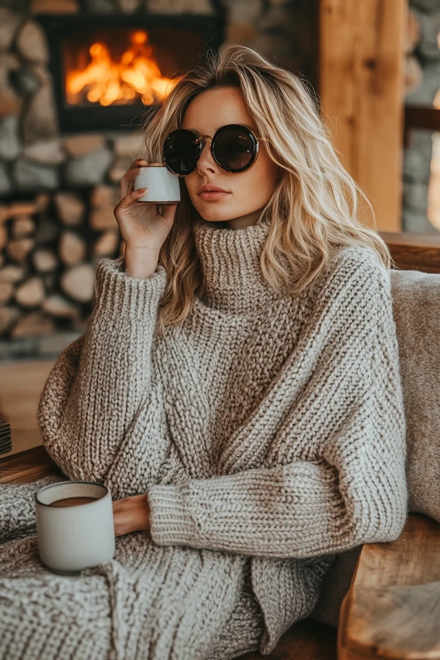 Warm Sweater Dresses for Winter Cabin Trips - photo 8