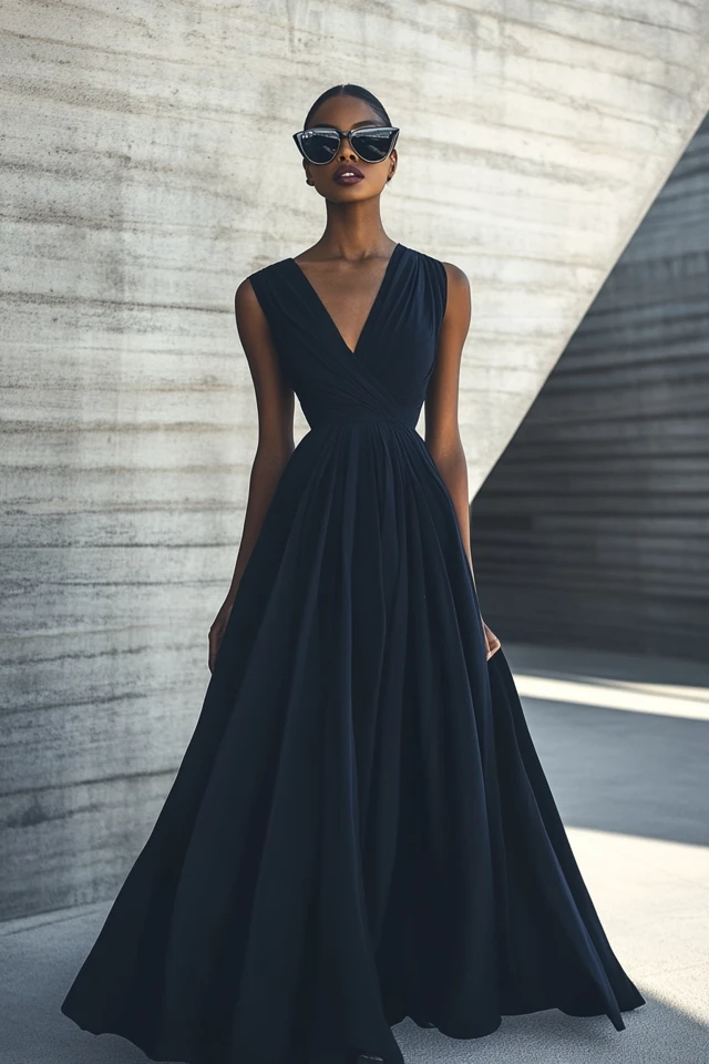 Elegant Navy Dresses for Evening Receptions - photo 8