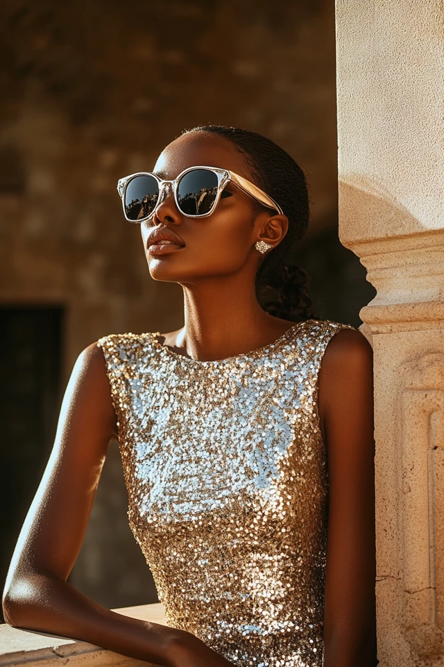 Chic Metallic Dresses for New Year’s Day Brunches: Start the Year in Style