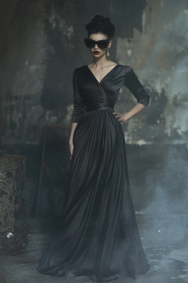 Satin Gowns for Romantic Winter Evenings - photo 8