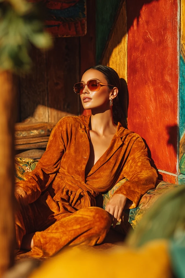 Radiant Russet Suede Vacation Vibes