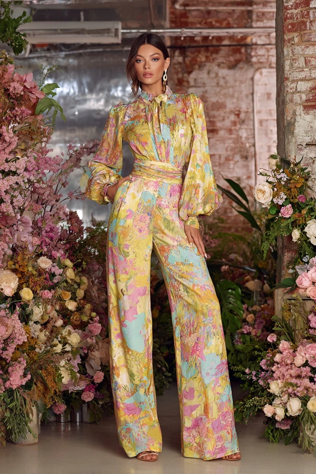 Essentials Glam Linen Pants Occasionwear
